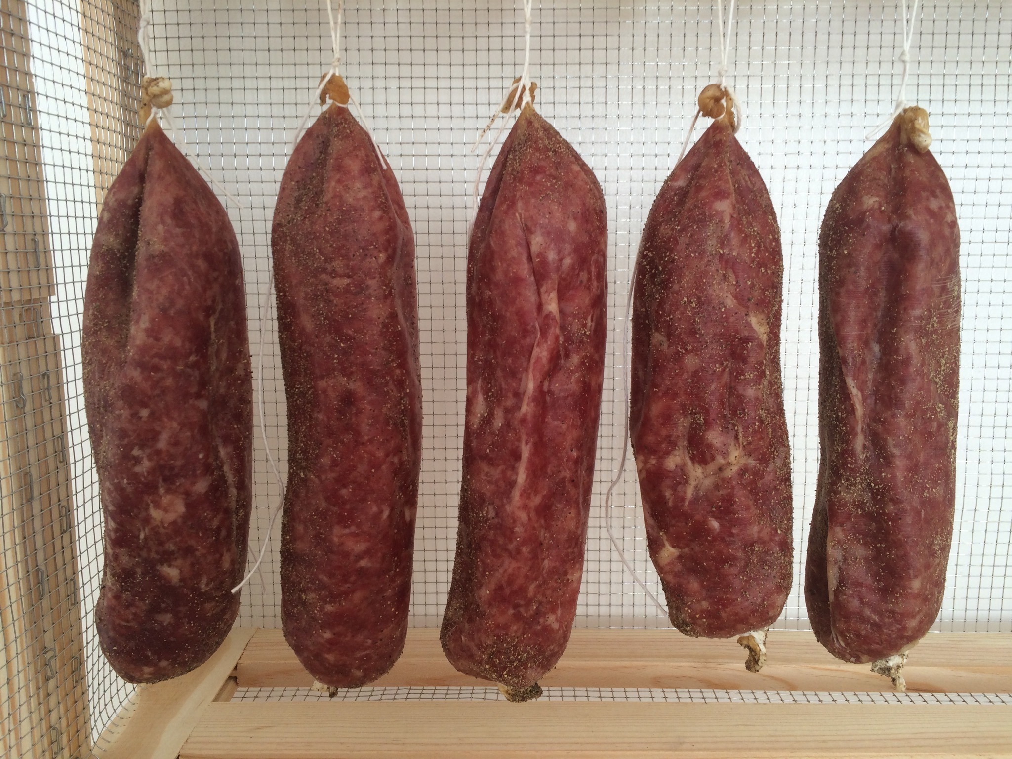 Cave à saucissons - Séchage